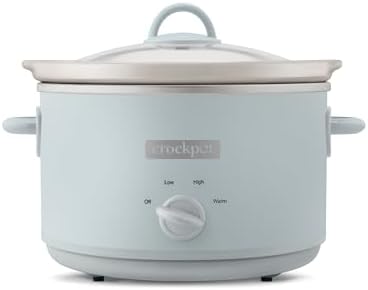 Crock-Pot 4.5 Quart Manual Slow Cooker – Macaroon Blue - 89C