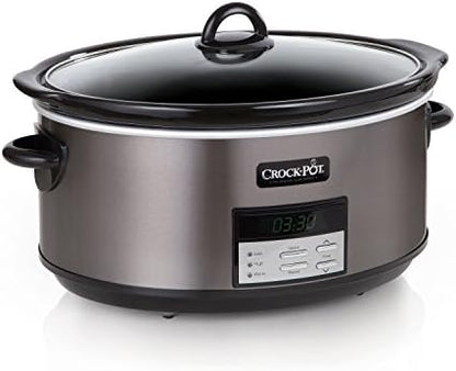 Crock-Pot 8 Quart Programmable Slow Cooker with Auto Warm - H5D