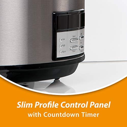 Crock-Pot 8 Quart Programmable Slow Cooker with Auto Warm - H5D