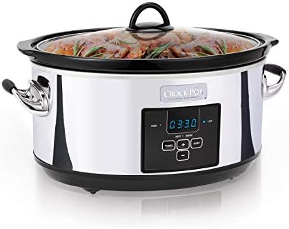 Crock-Pot 7 Quart Programmable Slow Cooker – Polished Platinum - BCU