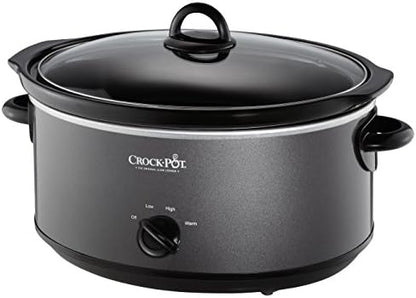 Crock-Pot 7 Quart Slow Cooker – Charcoal - 20F