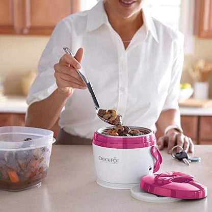 Crock-Pot Lunch Crock Portable Food Warmer 20oz – Pink - O10