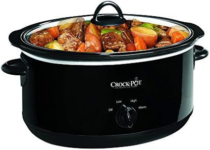 Crock-Pot 8 Quart Manual Slow Cooker – Black - MN2