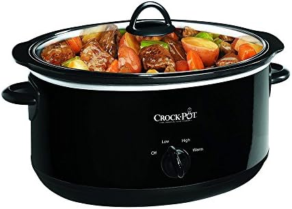 Crock-Pot 8 Quart Manual Slow Cooker – Black - MN2