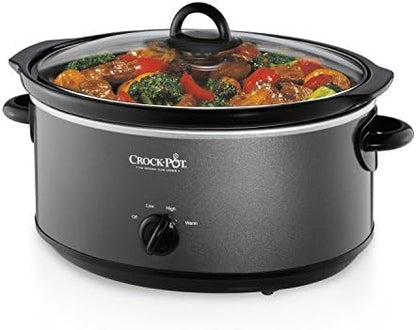 Crock-Pot 7 Quart Slow Cooker – Charcoal - 20F