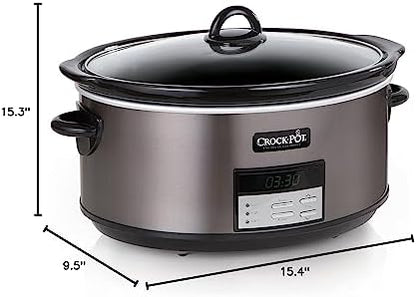 Crock-Pot 8 Quart Programmable Slow Cooker with Auto Warm - H5D