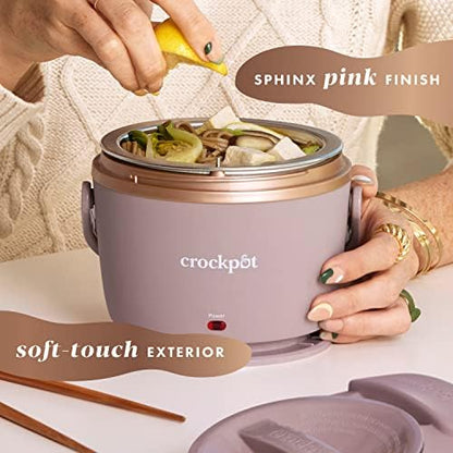 Crock-Pot Electric Lunch Box Food Warmer 20oz – Blush Pink - OPA