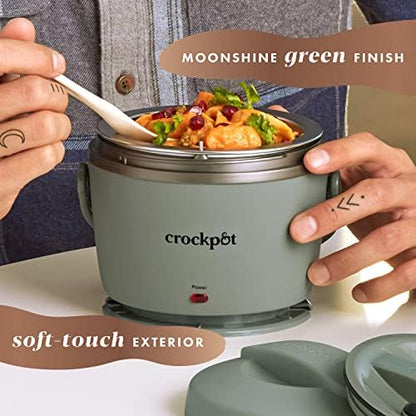Crock-Pot Portable Electric Lunch Box Food Warmer – Green - O0J