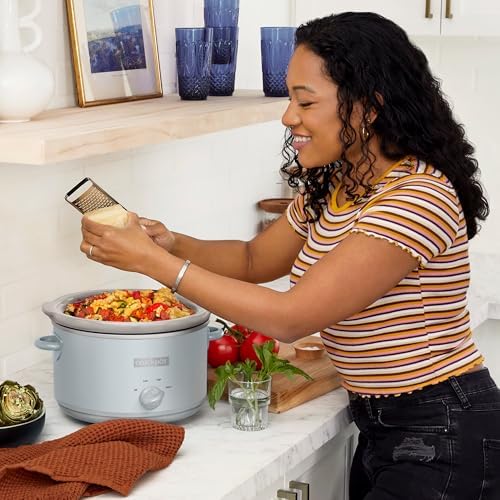 Crock-Pot 4.5 Quart Manual Slow Cooker – Macaroon Blue - 89C
