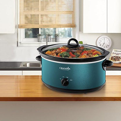 Crock-Pot 7 Quart Manual Slow Cooker – Turquoise - P2K