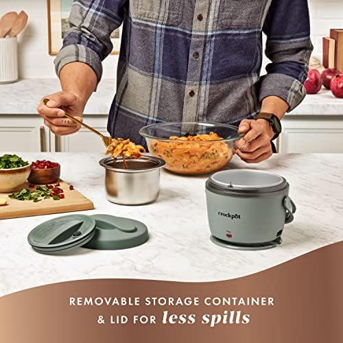 Crock-Pot Portable Electric Lunch Box Food Warmer – Green - O0J