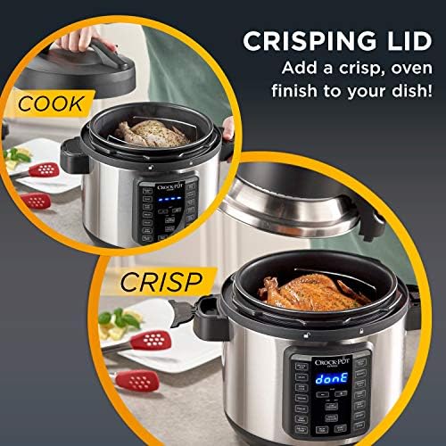 Crock-Pot Express Crisp 8 Quart 10-in-1 Pressure Cooker - M1H