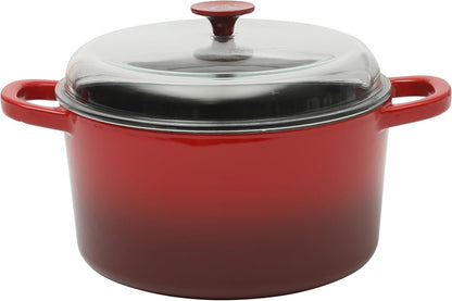 Crock-Pot 3 Quart Enameled Cast Iron Dutch Oven – Aqua - X86