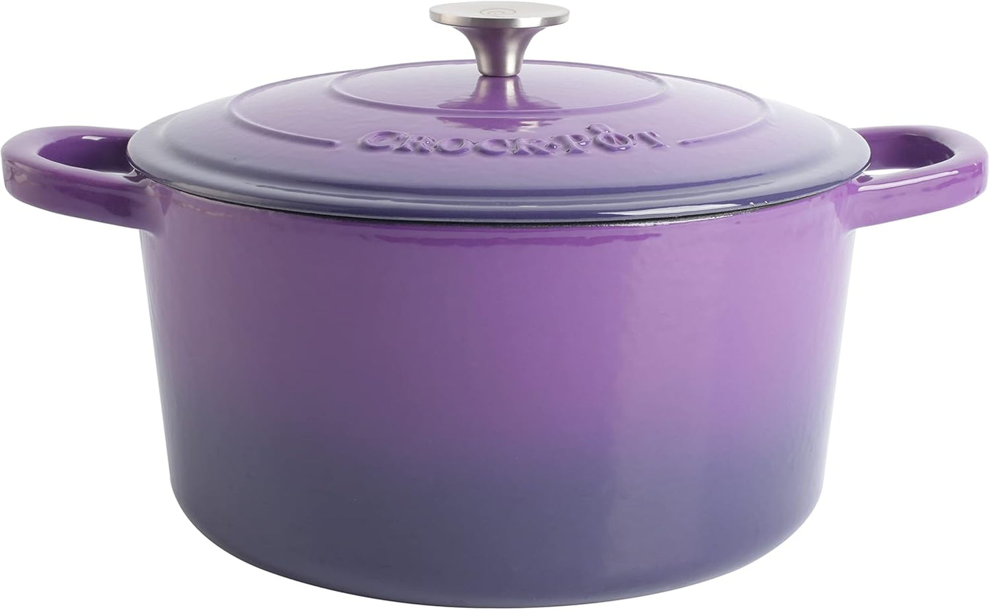 Crock-Pot 3 Quart Enameled Cast Iron Dutch Oven – Aqua - X86