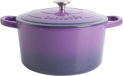 Crock-Pot 3 Quart Enameled Cast Iron Dutch Oven – Aqua - X86
