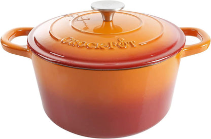 Crock-Pot 3 Quart Enameled Cast Iron Dutch Oven – Aqua - X86