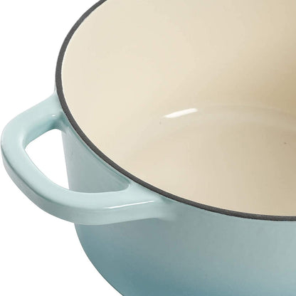 Crock-Pot 3 Quart Enameled Cast Iron Dutch Oven – Aqua - X86