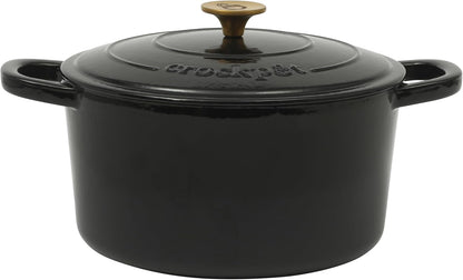 Crock-Pot 3 Quart Enameled Cast Iron Dutch Oven – Aqua - X86