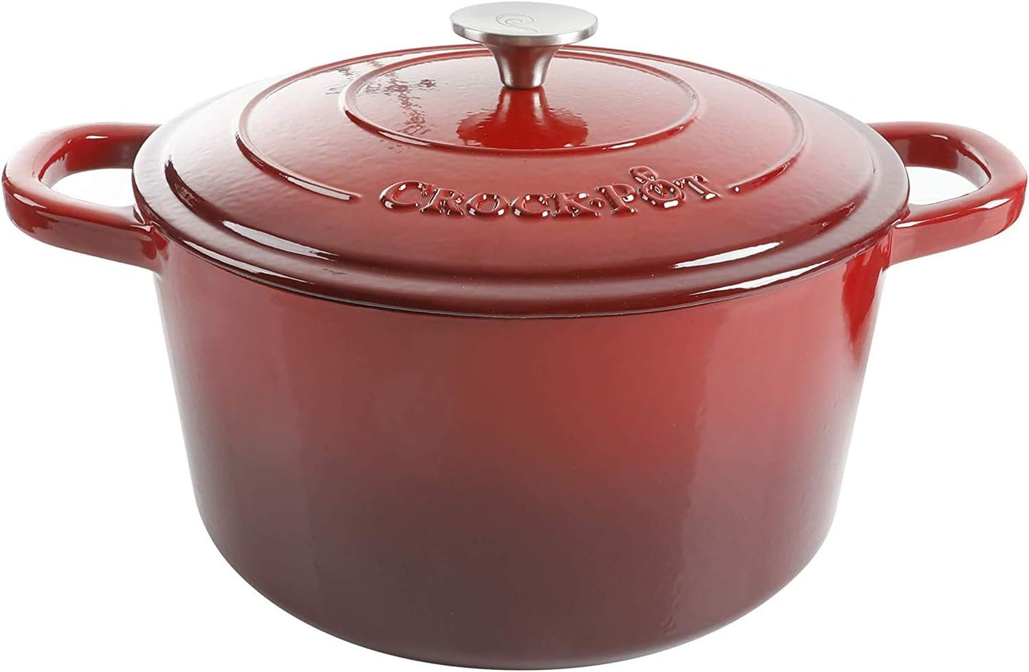 Crock-Pot 3 Quart Enameled Cast Iron Dutch Oven – Aqua - X86