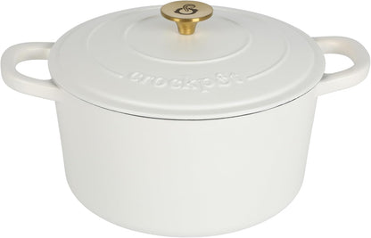 Crock-Pot 3 Quart Enameled Cast Iron Dutch Oven – Aqua - X86