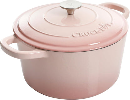 Crock-Pot 3 Quart Enameled Cast Iron Dutch Oven – Aqua - X86